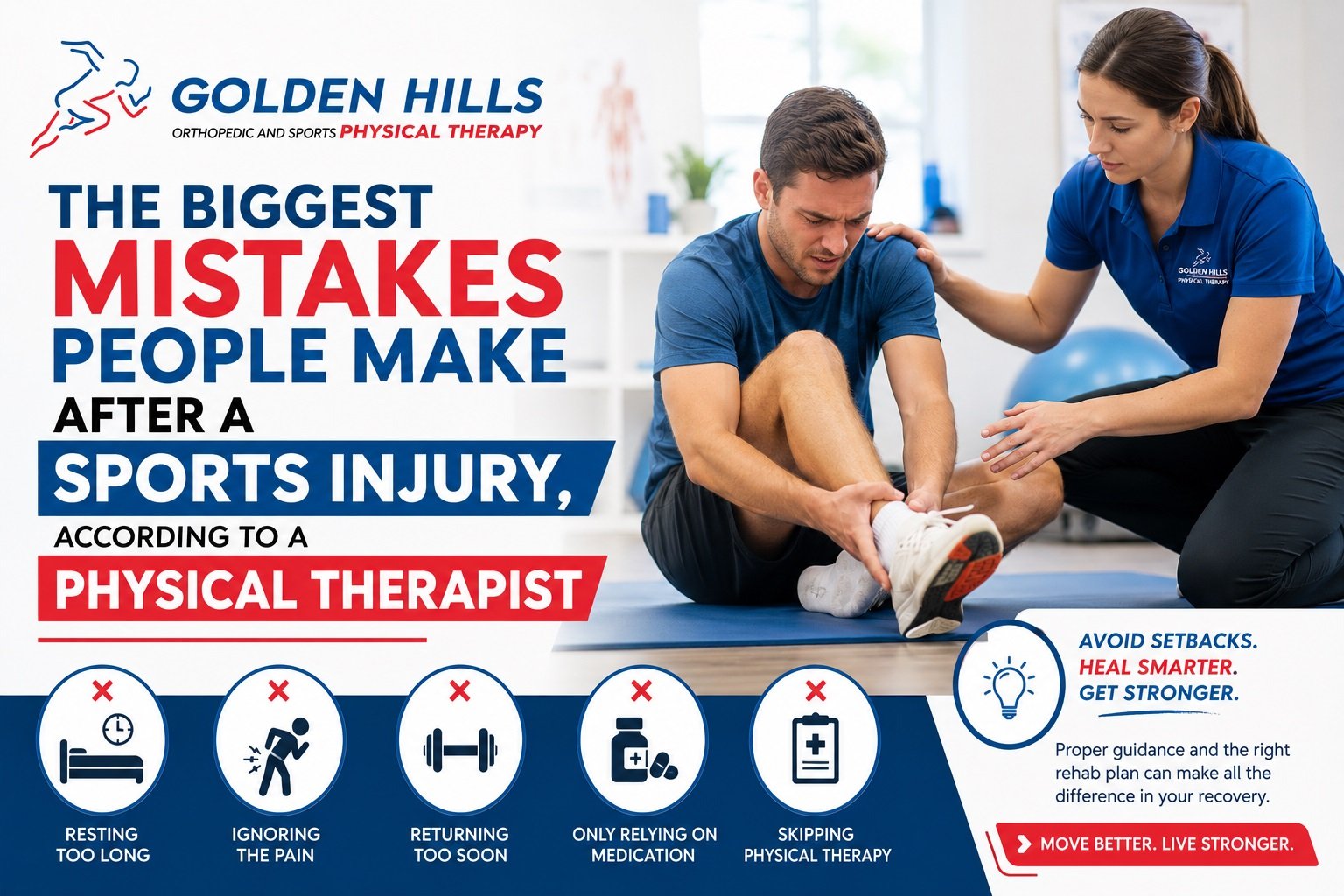 The Biggest Mistakes People Make After a Sports Injury, According to a Physical Therapist